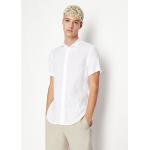 Vita Kortärmade Kortärmade skjortor från Armani Exchange på rea i Storlek M för Herrar 