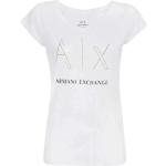 Vita T-shirts från Armani Exchange på rea i Bomull för Damer 