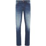 Blåa High waisted jeans från Armani Exchange på rea i Denim för Herrar 