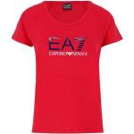 Röda Kortärmade Kortärmade T-shirts från Armani Emporio Armani på rea i Storlek L för Herrar 