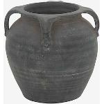 Retro Gråa Keramikkrukor med diameter 38cm i Keramik - 35 cm 