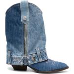 Blåa Cowboy-boots från Ash i Denim för Damer 