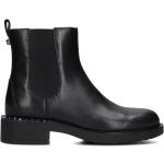 Svarta Ankle-boots med nitar från Ash på rea med Dragkedja med Klackhöjd till 3cm i Läder för Damer 