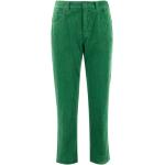 Gröna Tighta byxor från Aspesi på rea i Sammet för Damer 