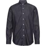 Athlon Dark Denim Shirt Tops Shirts Casual Black Gabba