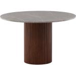 Mörkbruna Runda matbord från Skånska Möbelhuset Austin med diameter 120cm i Trä 