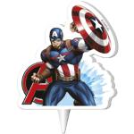 Captain America Tårtljus 
