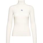 Vita Stickade tröjor från Calvin Klein Jeans i Storlek XS 