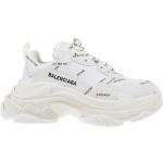 Balenciaga Allover Logo Triple S Sneaker White, Dam