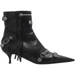 Svarta Ankle-boots från Balenciaga på rea med spetsig tå i Läder för Damer 