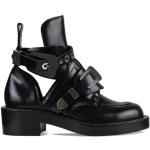Svarta Ankle-boots från Balenciaga på rea med rundad tå med Klackhöjd 5cm till 7cm i Läder för Damer 