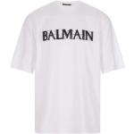 Vita Oversize t-shirts från BALMAIN på rea i Jerseytyg för Herrar 