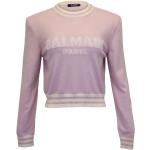 Vintage Hållbara Lavendelfärgade Sweatshirts från BALMAIN på rea för Damer 