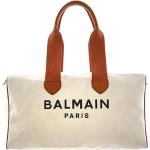 Beige Weekendbags från BALMAIN på rea i Canvas för Damer 