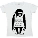 Banksy - Laugh Now Girly T-shirt, T-Shirt