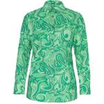 Barbara Kristoffersen blus - portobello green print