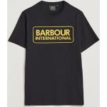 Svarta Kortärmade Kortärmade T-shirts från Barbour International i Bomull för Herrar 