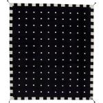 Svarta Handknutna mattor från Bargi i 300x400 