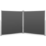 Antracit-grå Terrassmarkiser från Blumfeldt i Polyester 