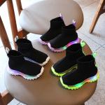 Violetta Blinkande skor med LED med Slip-on för Flickor 