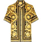 Gula Kortärmade Kortärmade skjortor från Versace i Storlek 3 XL för Herrar 