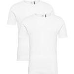 Vita Kortärmade Kortärmade T-shirts från G-Star Base 2 delar i Storlek XXS 