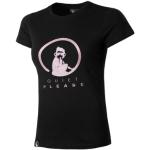 Svarta T-shirts med glitter i Storlek XS för Damer 
