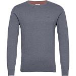 Basic Crew Neck Sweater Tops Knitwear Round Necks Blue Tom Tailor