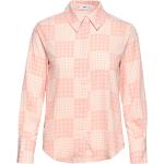 Ljusrosa Långärmade Långärmade skjortor från Mango i Storlek XXS för Damer 