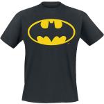 Svarta Batman T-shirts stora storlekar i Storlek L i Bomull för Herrar 