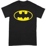 Svarta Kortärmade Batman T-shirts stora storlekar i Storlek XL för Damer 