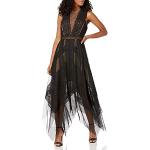 BCBGMAXAZRIA Kvinnors Andi Lace Eve Dress, svart, 6