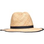 Sommar Beige Fedora hattar från Tommy Hilfiger 
