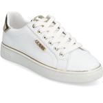 Vita Skinnsneakers från Guess Beckie i storlek 36 i Läder för Damer 