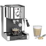 Beem 03260 Perfect | Espressohållare med kapselinsats för Nespresso kapslar – 20 bar | Basic Selection | Mjölkskummunstycke | Kaffepulver, pads, kapslar, rostfritt stål