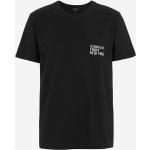 Hållbara Ekologiska Svarta Kortärmade Kortärmade T-shirts från Cellbes på rea med Rund ringning för Herrar 
