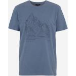 Hållbara Ekologiska Blåa Kortärmade T-shirts stora storlekar från Cellbes på rea med Rund ringning för Herrar 