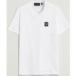 Vita Kortärmade Kortärmade T-shirts från Belstaff i Storlek M med Rund ringning i Bomull för Herrar 