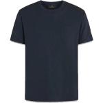 Mörkblåa Kortärmade Kortärmade T-shirts från Belstaff på rea med Rund ringning i Polyester för Herrar 
