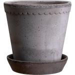 Gråa Keramikkrukor med diameter 18cm - 18 cm 