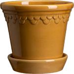 Gula Keramikkrukor med diameter 10cm - 10 cm 