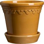 Gula Keramikkrukor med diameter 14cm - 14 cm 