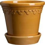Gula Keramikkrukor med diameter 18cm - 18 cm 