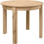Runda matbord från Skånska Möbelhuset förlängningsbara med diameter 95cm i Ek 