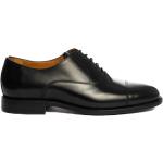 Svarta Oxford-skor från Berwich med spetsig tå med Klackhöjd till 3cm i Kalvskinn 