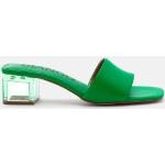 Gröna Pumps från Bianco Footwear i storlek 41 med Fyrkantig tå med Klackhöjd 3cm till 5cm för Damer 