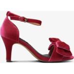 Rosa Pumps från Bianco Footwear i storlek 42 med Klackhöjd 7cm till 9cm i Sammet för Damer 