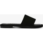 Svarta Slip in-sandaler från Bianco Footwear på rea i storlek 41 med Fyrkantig tå i Mocka för Damer 