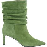 Gröna Ankle-boots från Bibi Lou i storlek 38 med Klackhöjd 5cm till 7cm i Mocka för Damer 