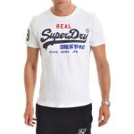 Vita T-shirts från Superdry på rea i Storlek S i Bomull för Herrar 